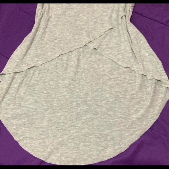 Express Hi-lo Wrap Top - Picture 2 of 6